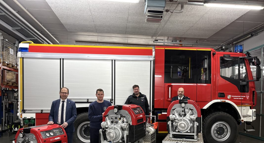 Übergabe Tragkraftspritze an die Feuerwehr Saulheim