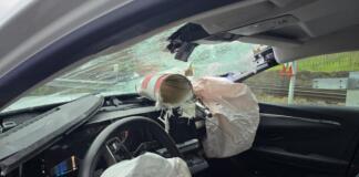 Unfall zwischen Nackenheim und Nierstein