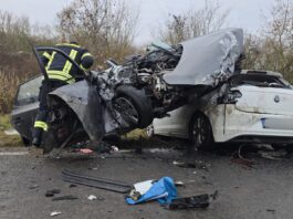 Unfall auf der L409 zwischen Wendelsheim und Erbes-Büdesheim | Foto: BYC-News | Thorsten Lüttringhaus