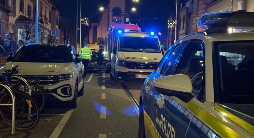 Unfall mit Straßenbahn in Mainz | Foto: BYC-News