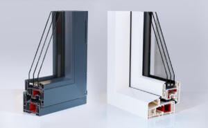 Pvc fenster, dreifachverglaste fenster