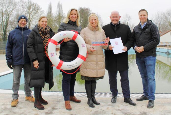 Freibad Goddelau - Bescheidübergabe