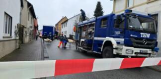 Einsatz in der Gaustraße in Mommenheim