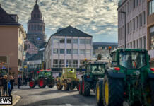 Protest der Landwirte am 9. Januar in Mainz