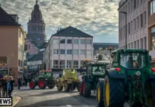 Protest der Landwirte am 9. Januar in Mainz