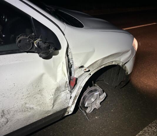 Unfallflucht auf der B41