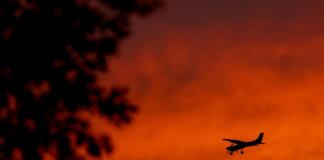 Messflugzeuge über Wiesbaden