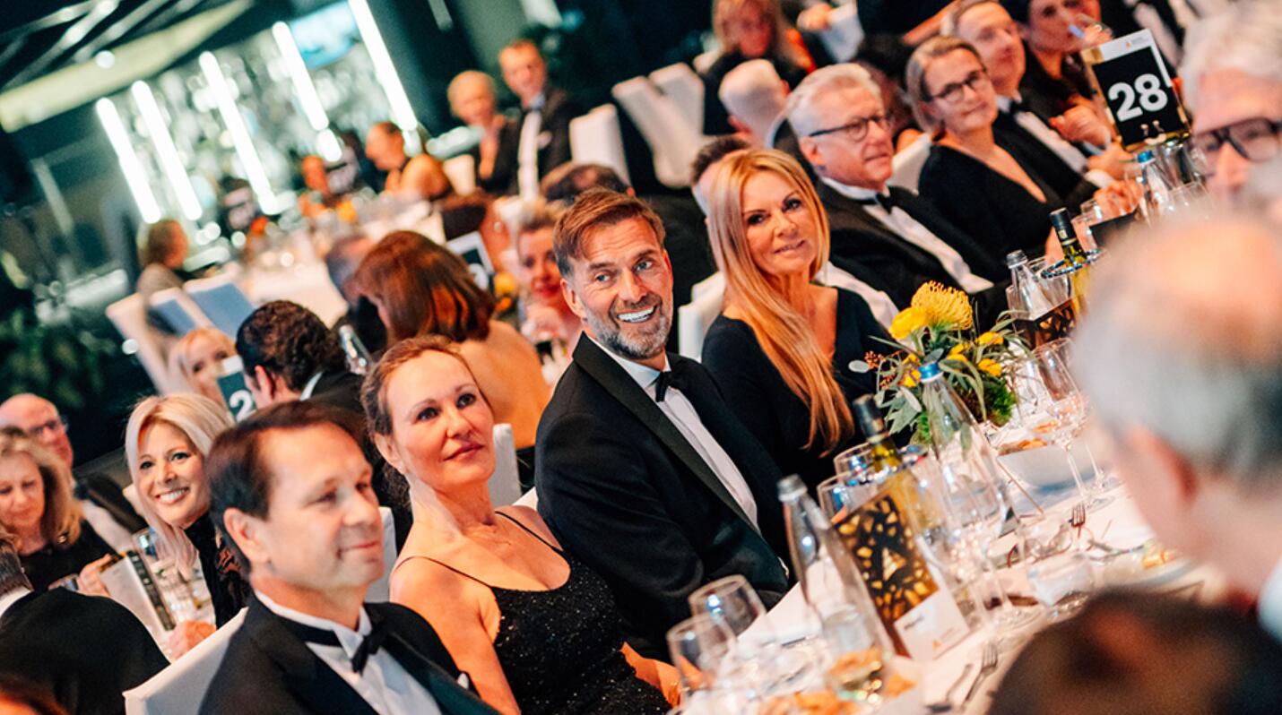 55. Ball des Sports mit Jürgen Klopp, Fritz Fischer und Gerd Schönfelder