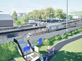 Neuer Bahnhof in Rüdesheim | Quelle: Deutsche Bahn AG