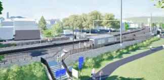 Neuer Bahnhof in Rüdesheim | Quelle: Deutsche Bahn AG