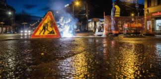 Bauarbeiten in Biebrich