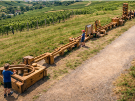 Holzkugelbahn in Nierstein