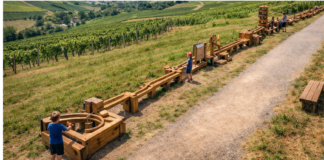 Holzkugelbahn in Nierstein