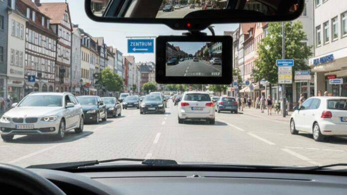 Dashcam im Auto