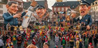 Fastnachtszug in Frankfurt