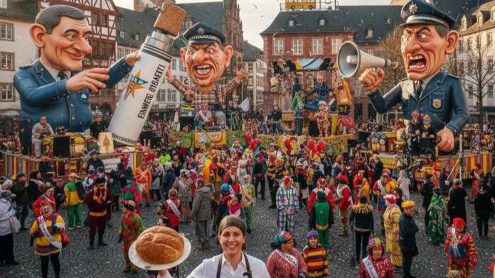 Fastnachtszug in Frankfurt