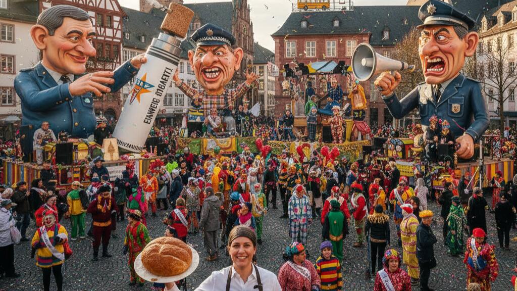 Fastnachtszug in Frankfurt