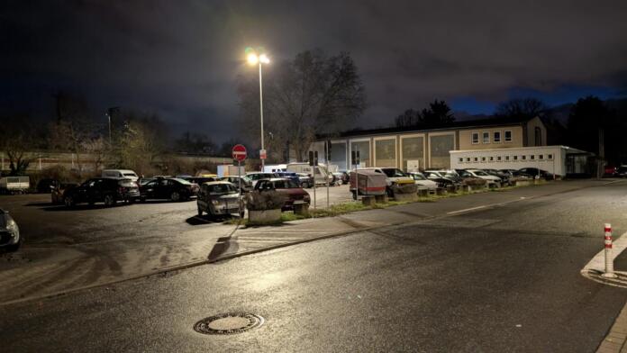 Zustände auf Parkplatz in Gustavsburg