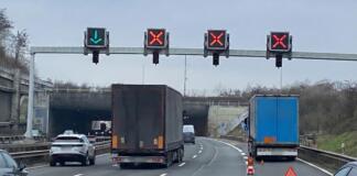 LKW-Panne auf der A60 bei Hechtsheim