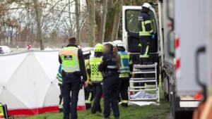 Lkw-fahrer stirbt am rastplatz heidesheim | foto: byc-news