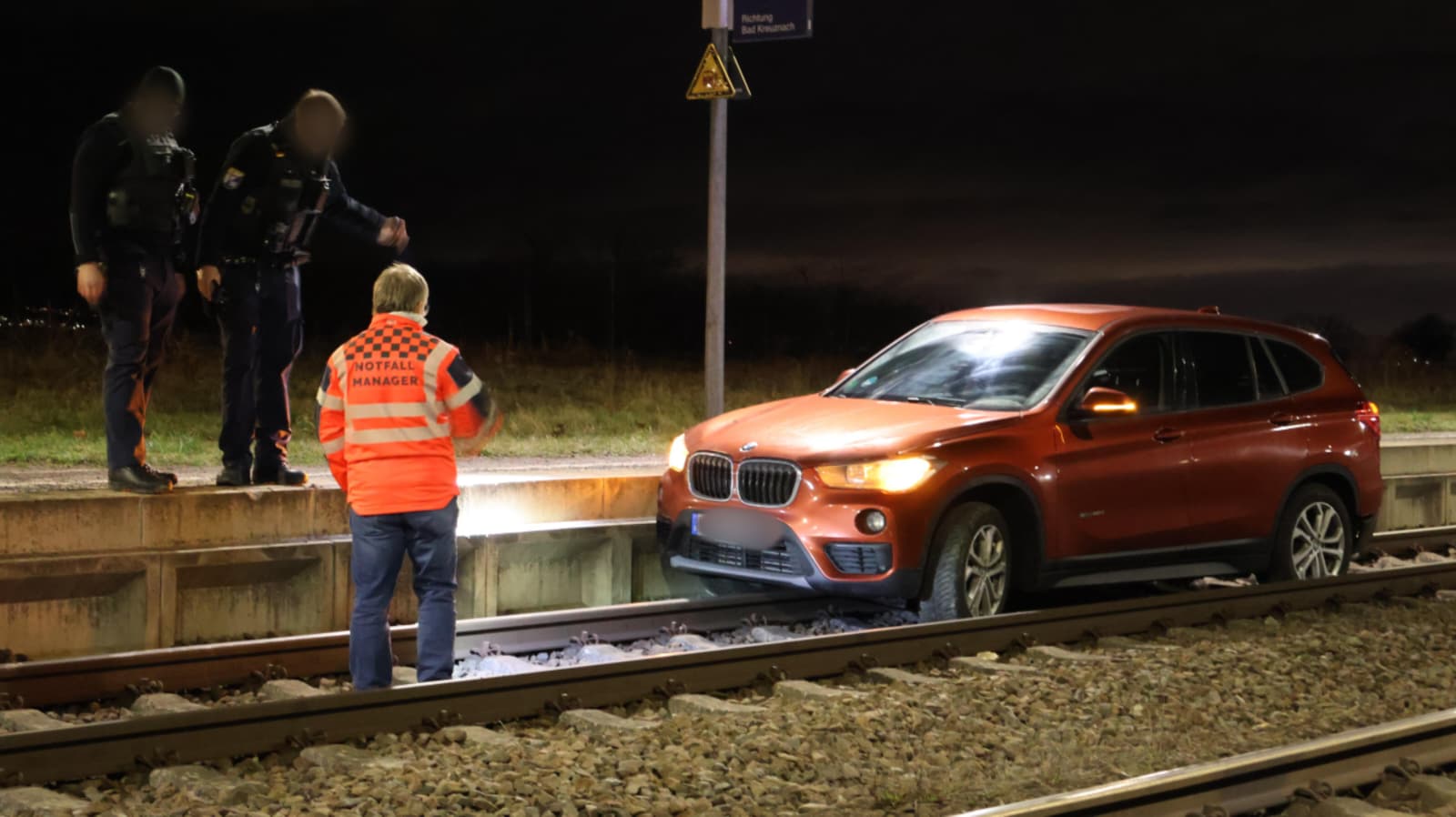 Unfall am Bahnhof Ockenheim | Foto: BYC-News