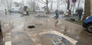 Wasserrohrbruch in Mainz | Quelle: Privat