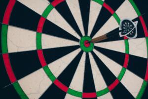 Dartscheibe, spiel, teamevent
