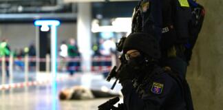 Großübung am Flughafen Frankfurt