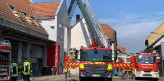Brand in Wallertheim