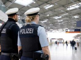 Bundespolizei am Frankfurter Flughafen