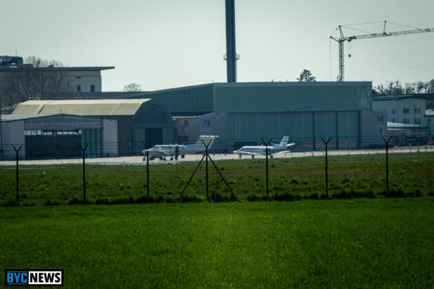 Luftnotfall &uuml;ber dem rhein-main-gebiet