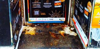 Mängel in der Großen Bleiche - verkoteter, urinierter Eingang