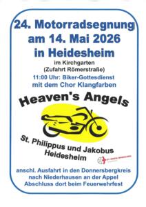 24. Motorrad-segnung in heidesheim am rhein
