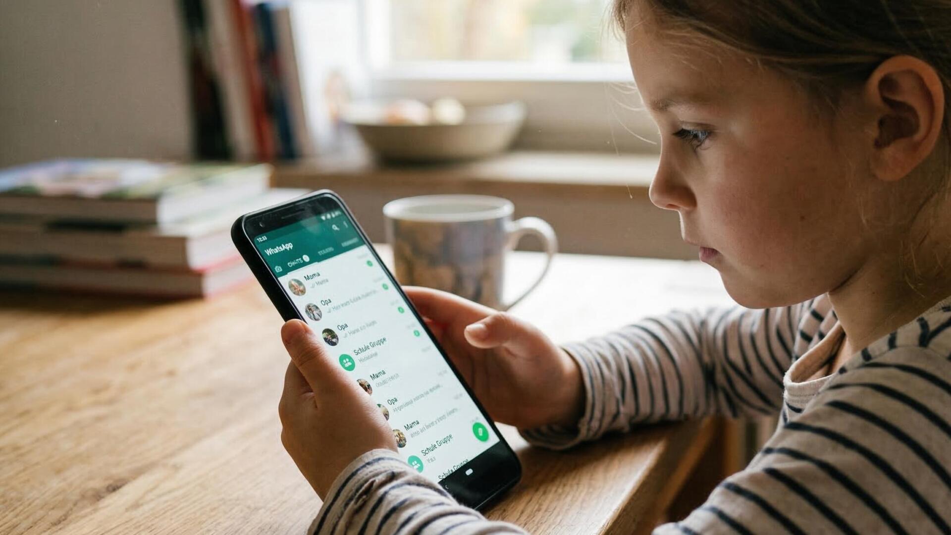 Neues Konto-Modell WhatsApp für Kinder von Meta