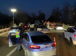 Einsatzkräfte der Polizei Mainz kontrollierten im Rahmen mehrerer Kontrollstellen