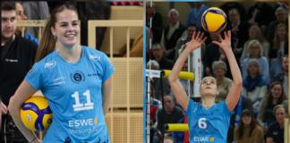 Sanne Konijnenberg und Hanna Weinmann bleiben beim VC Wiesbaden | Fotos: Detlef Gottwald