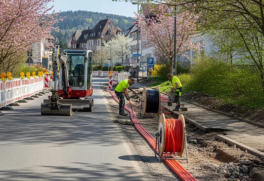 Glasfaserausbau in Bingen