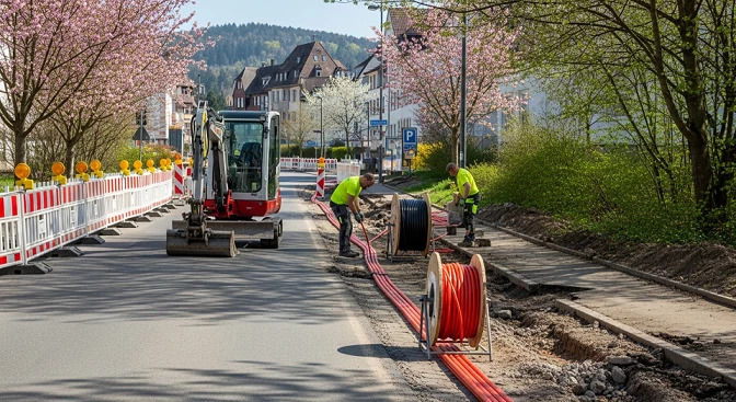 Glasfaserausbau in Bingen