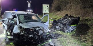 Unfall auf der L288 bei Westerburg