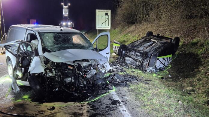 Unfall auf der L288 bei Westerburg Unfall auf der L288 bei Westerburg