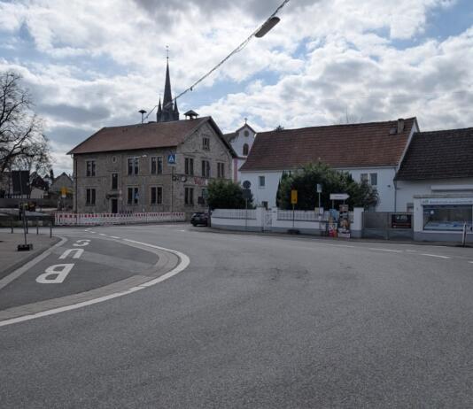 Vollsperrung in Heidesheim