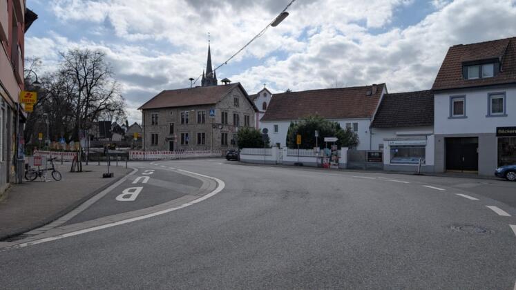 Vollsperrung in heidesheim