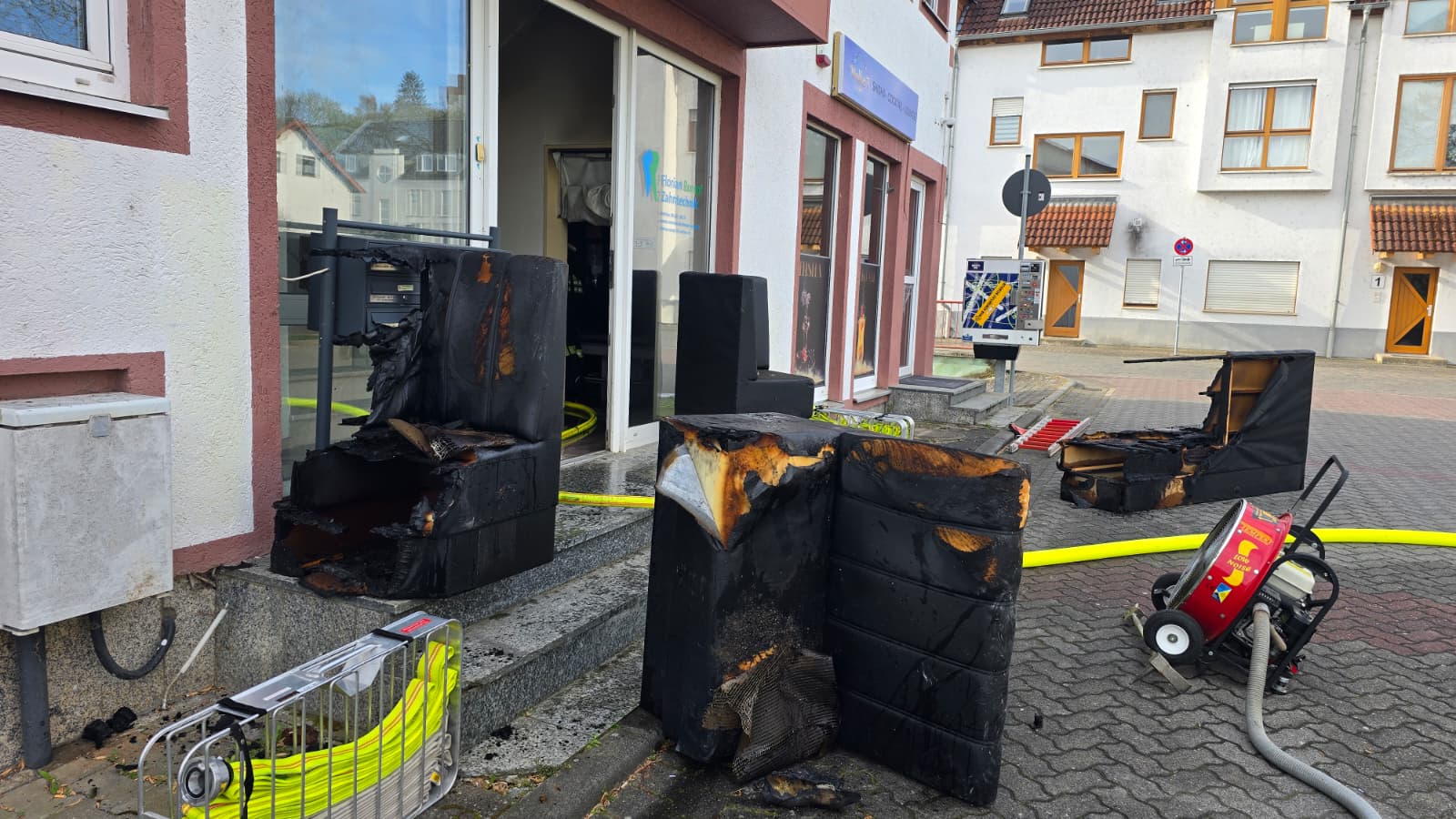 Brand in der Shisha Bar Wolke 7 in Nackenheim | Foto: BYC-News | Thorsten Lüttringhaus