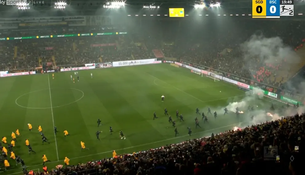Dynamo Dresden gegen Hertha BSC