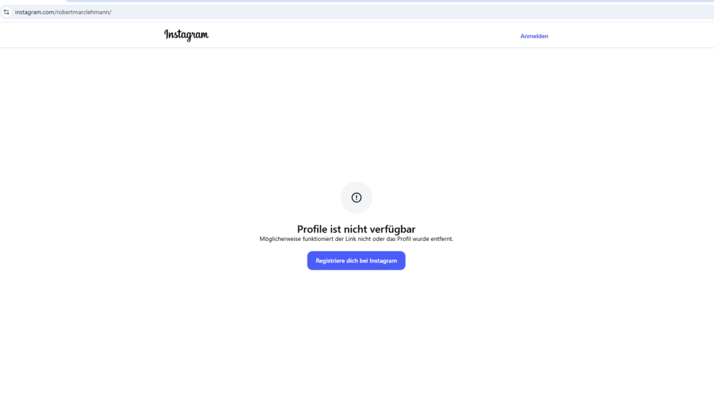 Instagram robert marc lehmann