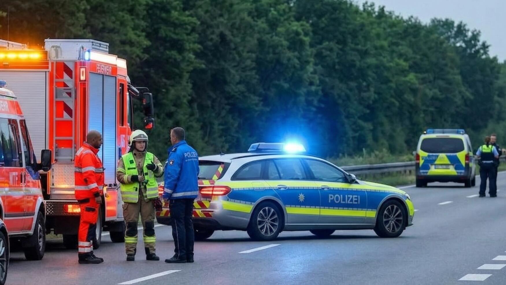 Kurioser Unfall auf der A61 bei Münster-Sarmsheim