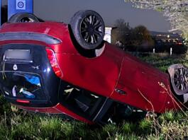 Unfall auf der A63 bei Klein-Winternheim | Foto: BYC-News | Thorsten Lüttringhaus