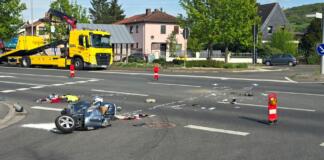 Unfall in Gau-Algesheim | Foto: BYC-News | Thorsten Lüttringhaus