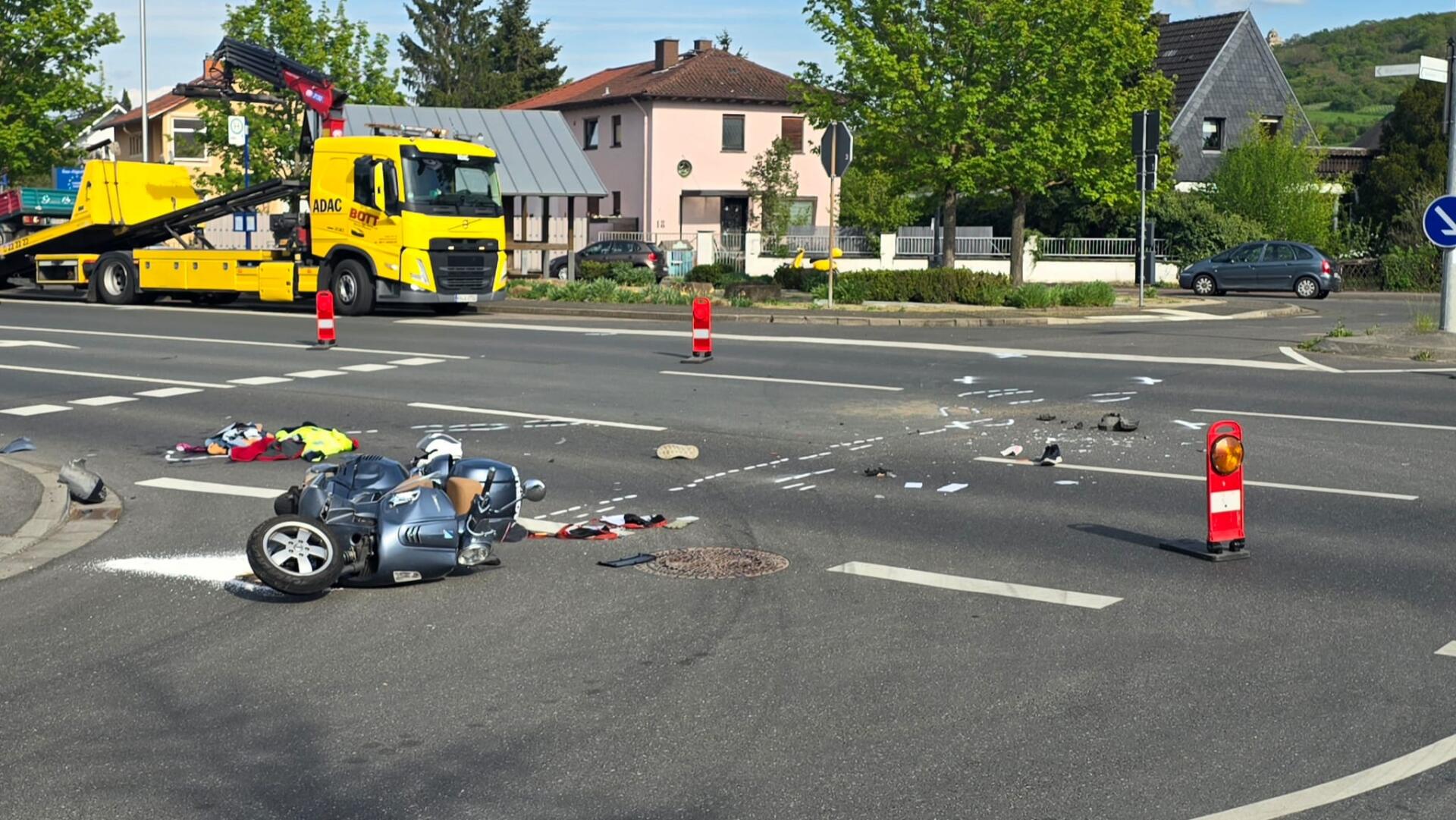 Unfall in Gau-Algesheim | Foto: BYC-News | Thorsten Lüttringhaus