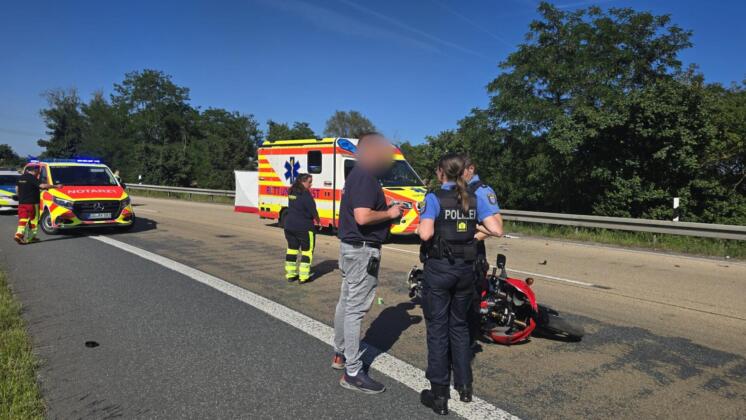T&ouml;dlicher unfall auf der a60 / a671 bei ginsheim-gustavsburg | foto: byc-news | thorsten l&uuml;ttringhaus